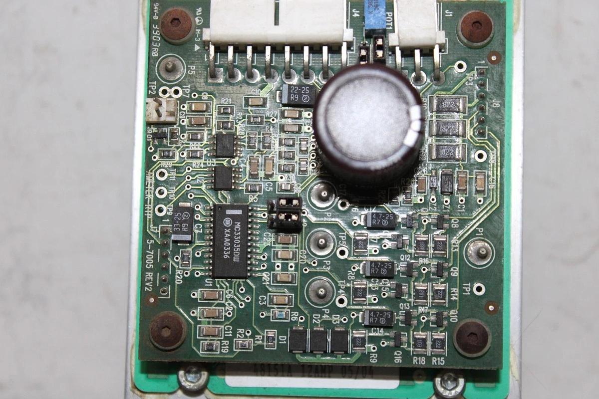 Used AMETEK FAN SPEED CONTROL CIRCUIT BOARD 48151-00 24 VDC 5-7005 REV. 2