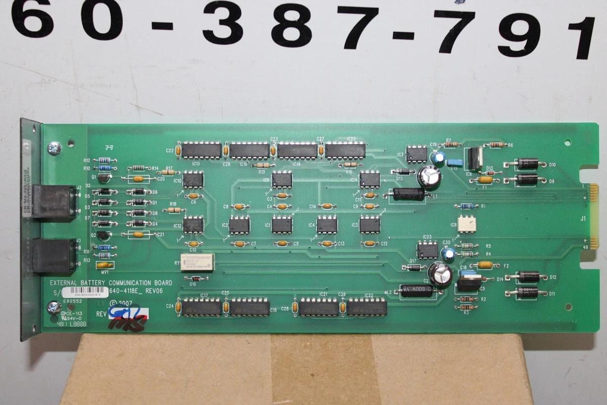 Used APC UPS XR COMMUNICATIONS CARD 640-4118E REV. 6 0G-SYCXRCOM FOR SYCF40KF