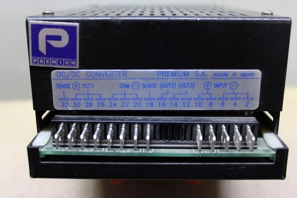 Used PREMIUM S.A. DC TO DC CONVERTER CJ-120 115 VDC TO 24 VDC **WARRANTY**
