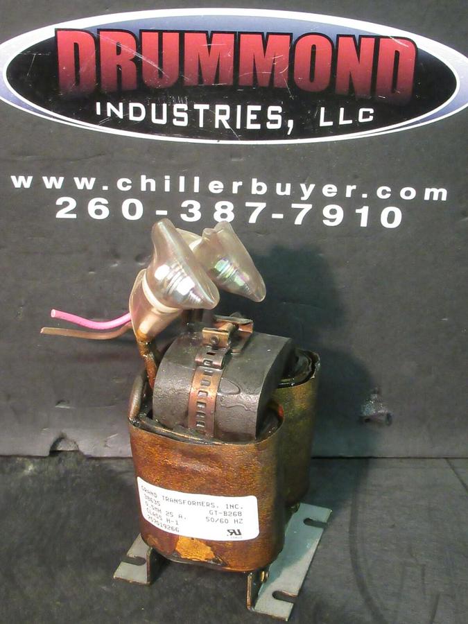 Used GRAND TRANSFORMERS INC 38635 / GT-B268 REACTOR 0.5 mH 25 AMP CLASS H-1 50/60 HZ