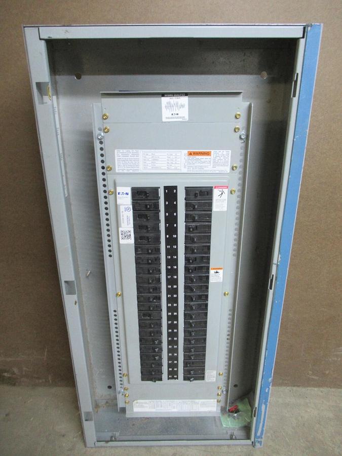 Used EATON POW-R-STOCK SERVICE PANEL EZB2042RBS PRL2A 208/120 VOLT 225 AMP 42-CIRCUIT