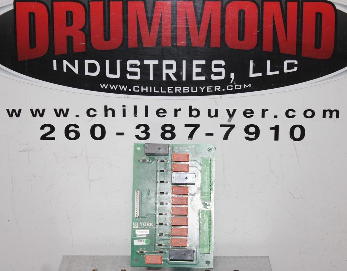 Used YORK RELAY CIRCUIT BOARD 031-02479-001 **WARRANTY INCLUDED**