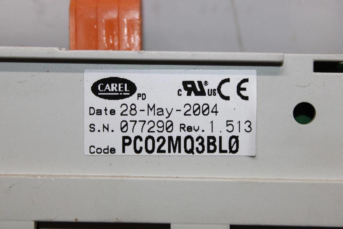 Used MCQUAY CAREL MICROTECH II PLC CHILLER CONTROL MODULE PCO2MQ3BL0 REV. 1.513