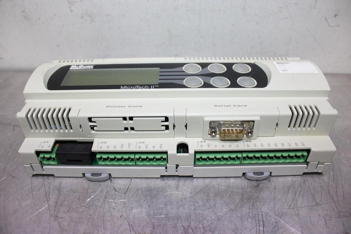Used MCQUAY CAREL MICROTECH II CHILLER CONTROL INTERFACE PCO2MQ0BS0 REV. 1.410