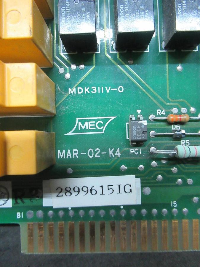 Used MEC DISPLAY CIRCUIT BOARD MDK311V-O / MAR-02-K4 / 2899615IG **NO SCREEN*