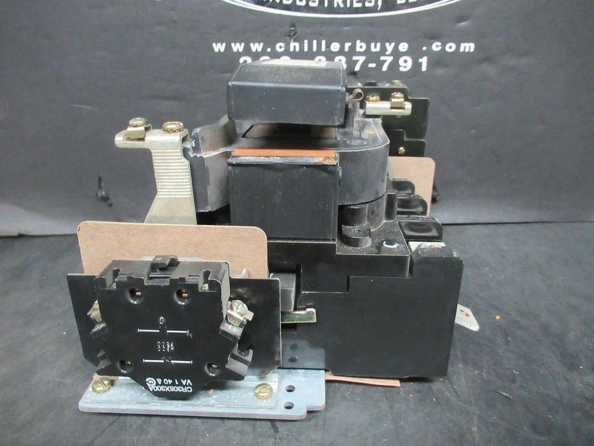 Used GE CONTACTOR CR305E0**AALH NEMA SIZE 3 600 VAC 100 AMP 50 HP 480 VOLT COIL