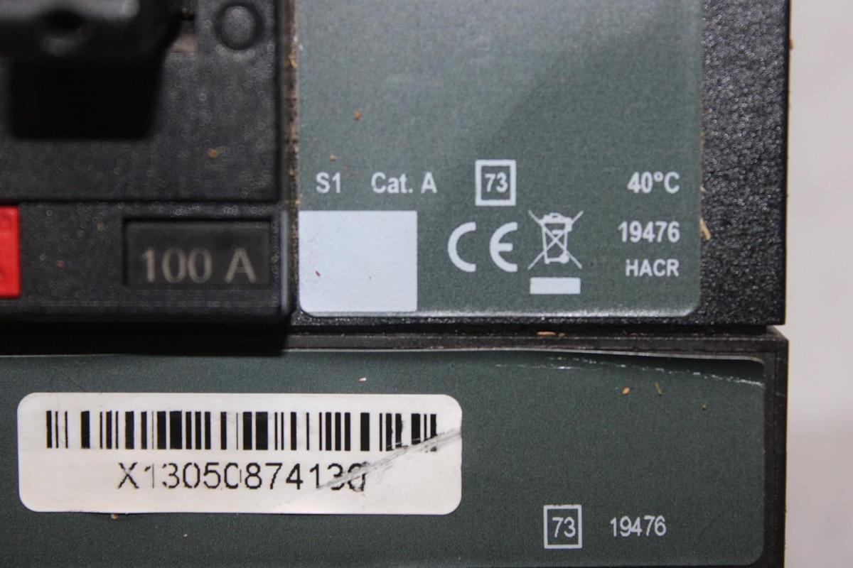 Used SQUARE D POWERPACT CIRCUIT BREAKER HJL36100 3-POLE 100 AMP 600 VAC *WARRANTY*
