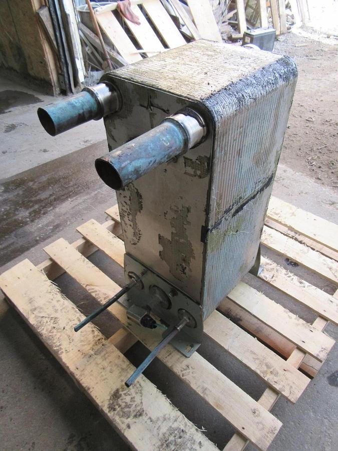 Used SWEP DP400H X 136/1P-SC-M TRUE DUAL CHILLER EVAPORATOR 316 STAINLESS 126 PLATES