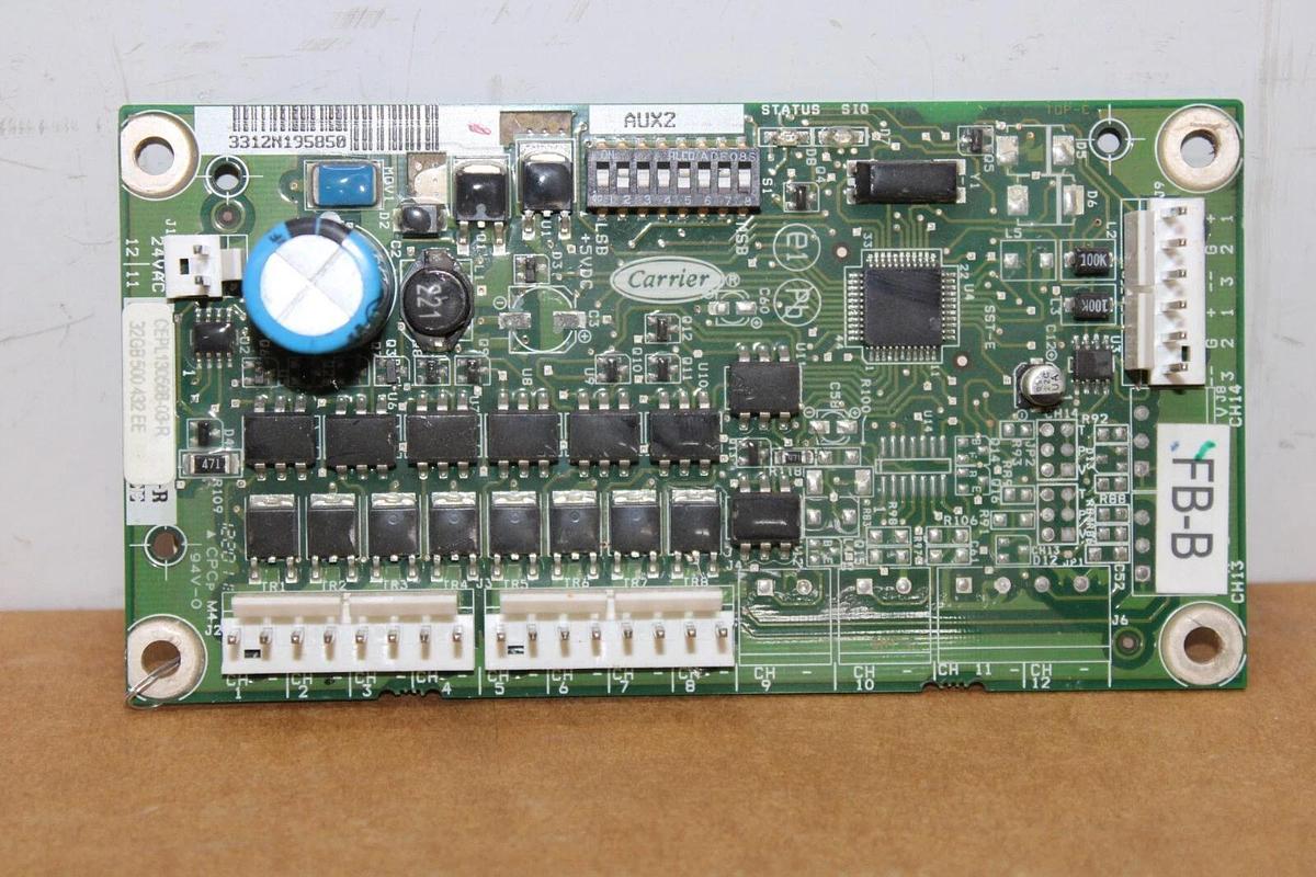 Used CARRIER HVAC FAN CONTROL CIRCUIT BOARD CEPL130568-03-R 32GB500-432-EE