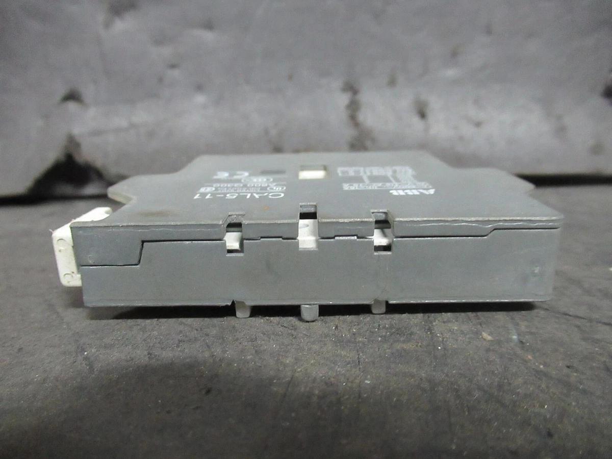 Used ABB MECHANICAL INTERLOCK / AUXILLIARY CONTACT CAL5-11 600 VOLT 16 AMP A600