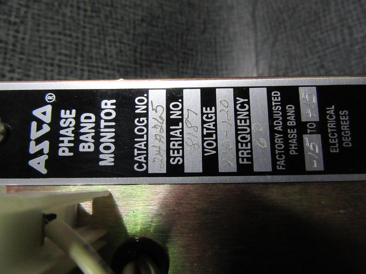 Used ASCO PHASE BAND MONITER 214A265 110-120V 60 HZ ** WARRANTY INCLUDED **