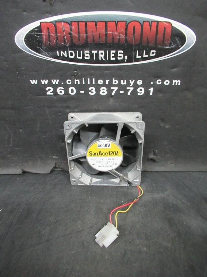 Used SANYO DENKI SAN ACE 120L DC AXIAL FAN9GL1248J101 48 VDC 0.51 AMP