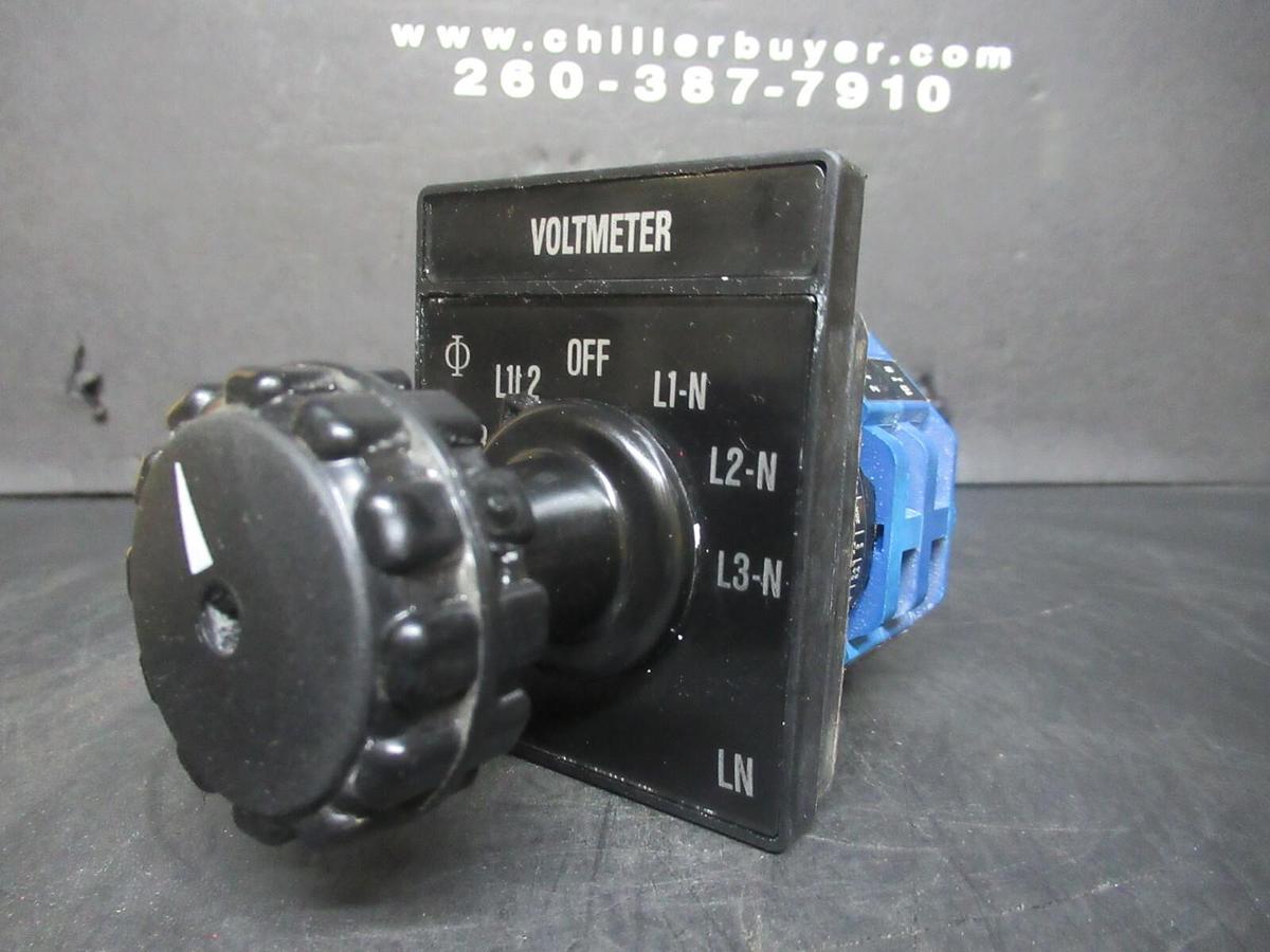 Used KRAUS + NAIMER ROTARY SWITCH A11 3 PHASE 600 VAC 10 AMP 1 HP L68952/002 AM9