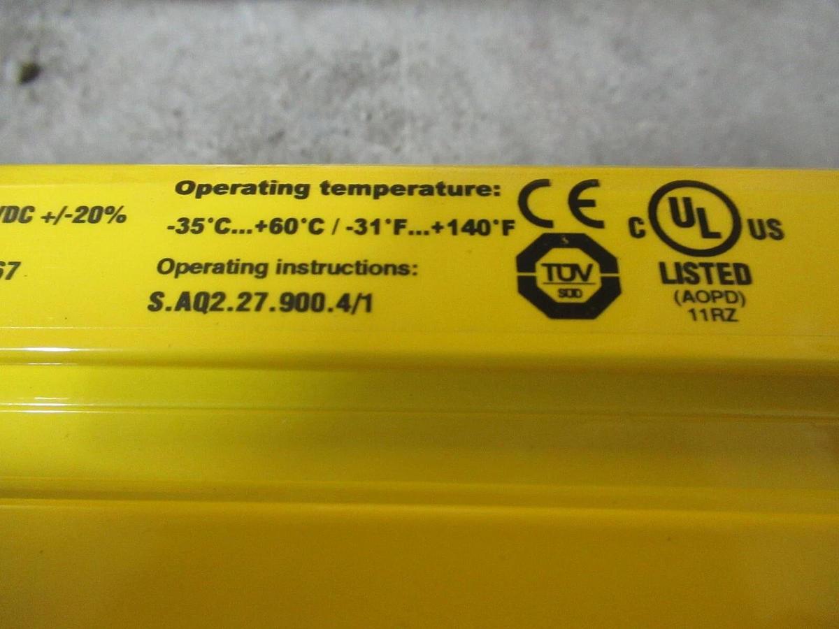 NIB CONTRINEX SAFETY LIGHT CURTAIN PAIR YBB-30S4-0400-G012 / YBB-30R4-0400-G012