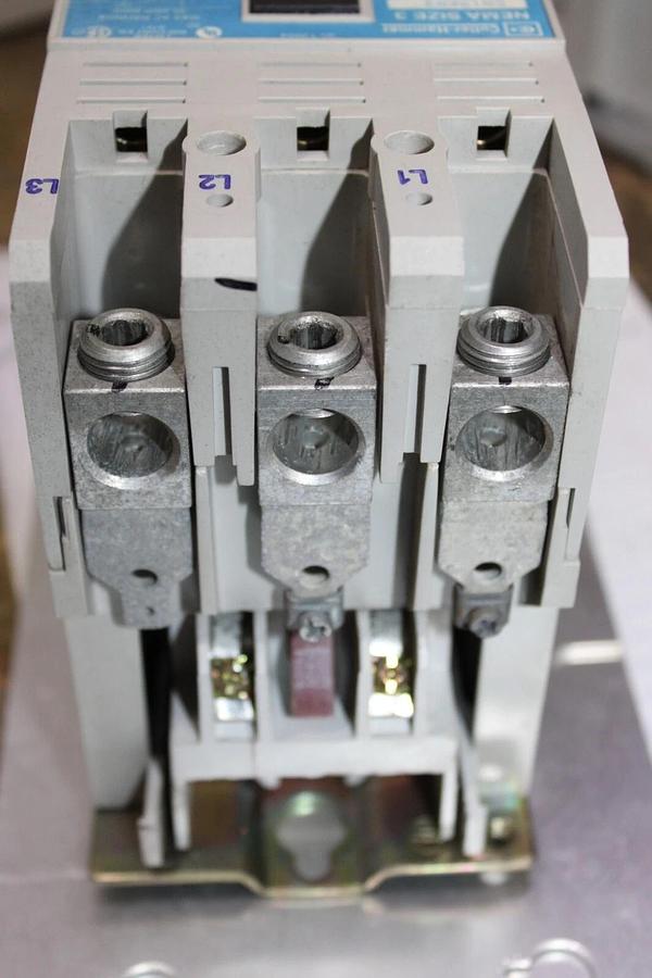 Used CUTLER HAMMER NEMA CONTACTOR CN15KN3 NEMA 3 90 AMP 600 VAC 3-PHASE 50 HP
