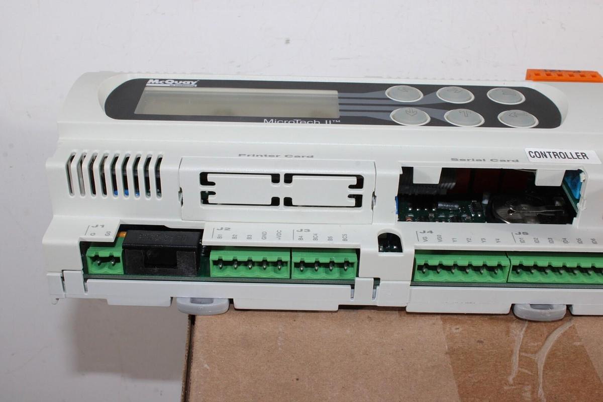Used MCQUAY CAREL MICROTECH II CHILLER CONTROL MODULE PCO2MQ3BL0 REV. 1.511