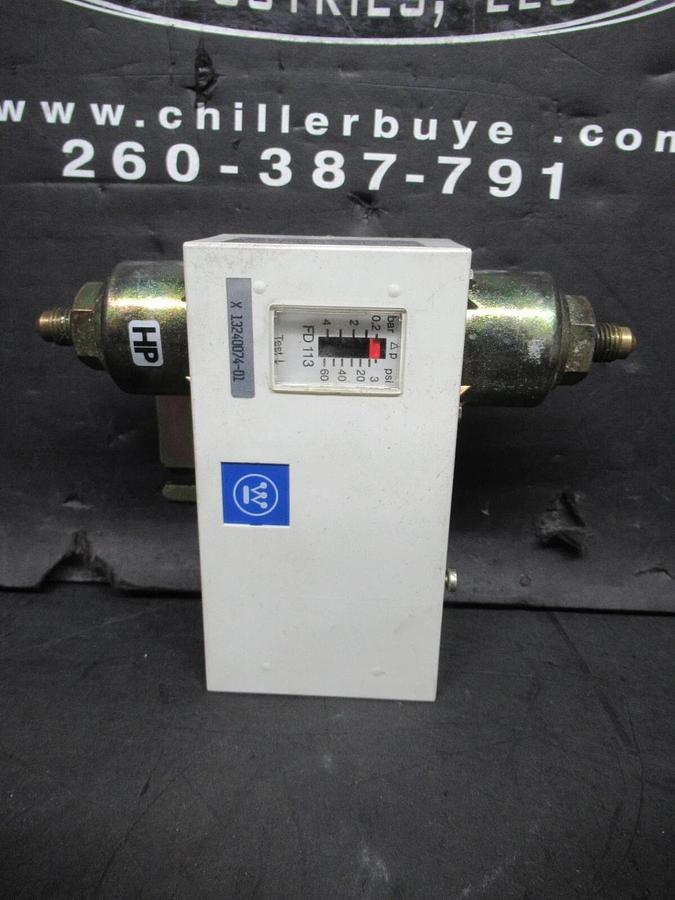 Used WESTINGHOUSE PRESSURE CONTROL GAUGE X13240074-01 / F0113-SNBAA-000-07401 300 VAC