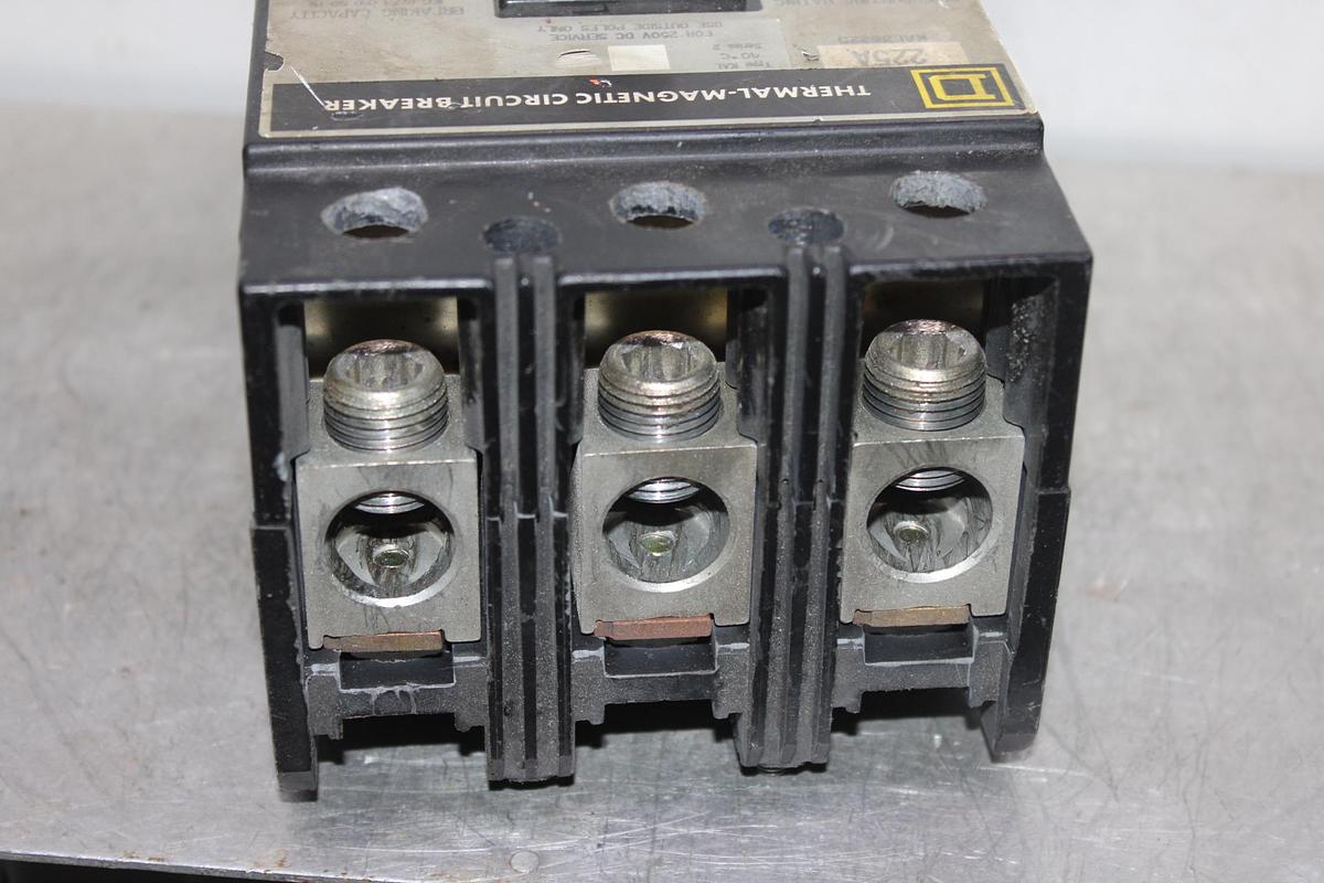 Used SQUARE D CIRCUIT BREAKER FAL34100 100 AMP 480 VAC 3-POLE **WARRANTY**