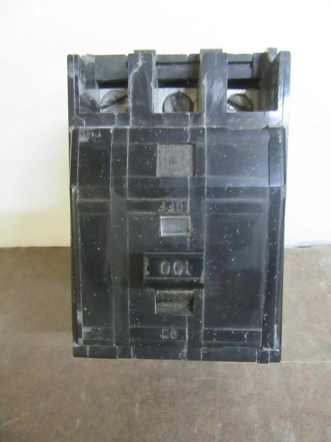 Used SQUARE D BOLT-ON HACR BREAKER QOB3100 100 AMP 240 VAC 3-POLE **WARRANTY**