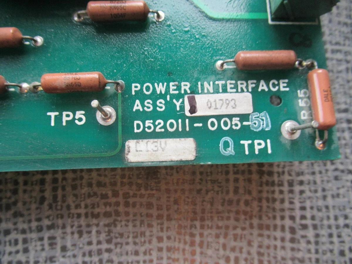 Used SQUARE D POWER INTERFACE CIRCUIT BOARD D52011-005-51  **WARRANTY INCLUDED**