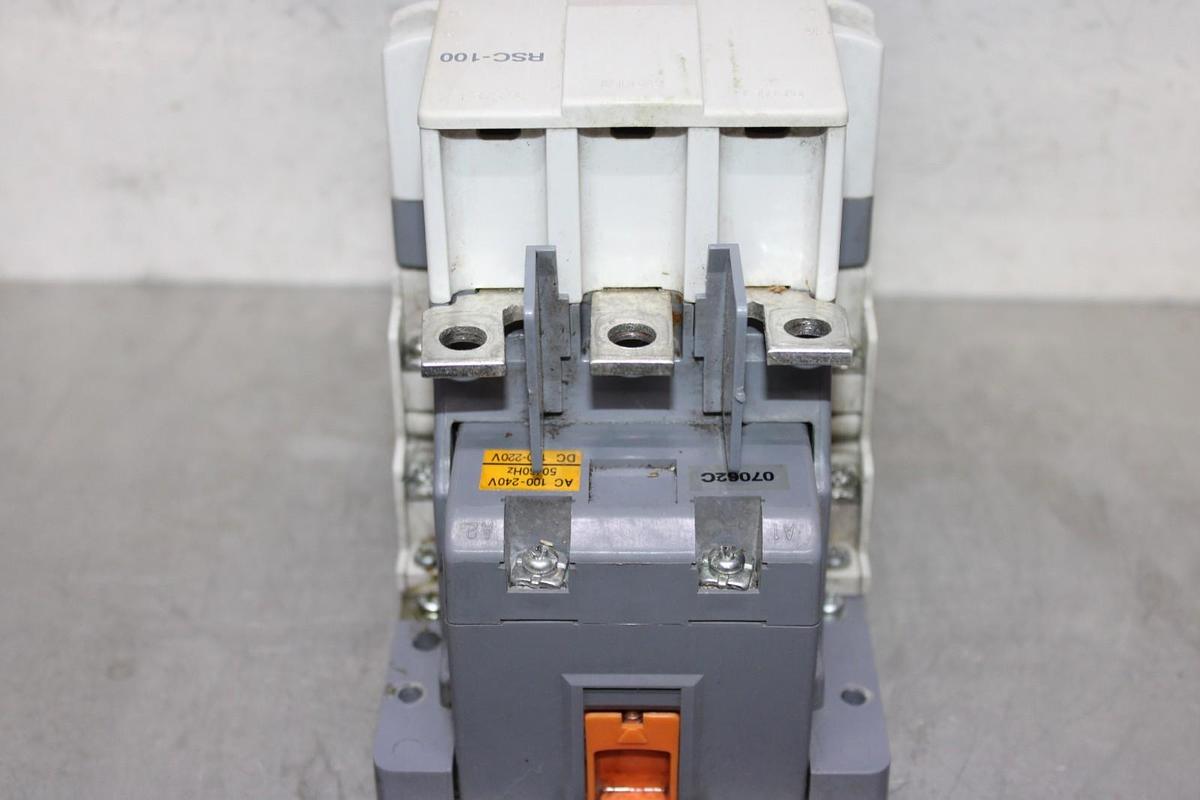 Used BENSHAW MAGNETIC CONTACTOR RSC-100 160 AMP 600 VOLT 3-POLE COIL: 100-240 VOLT