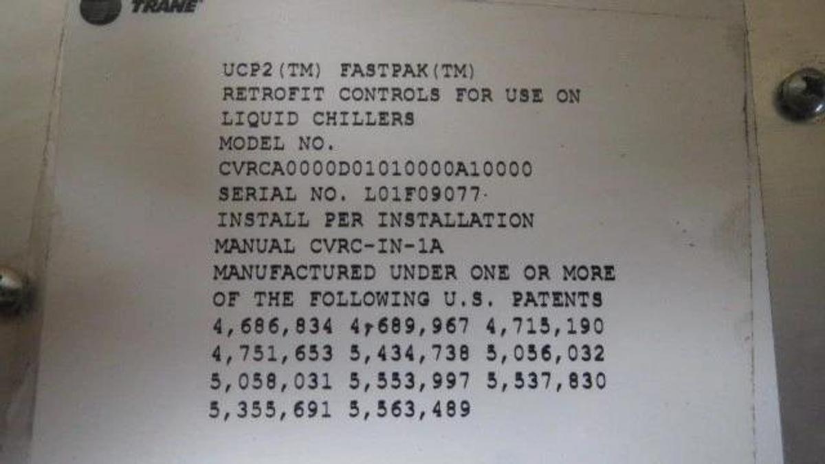 Used TRANE CHILLER MODULE X13650450-19 REV. AB **WARRANTY INCLUDED**