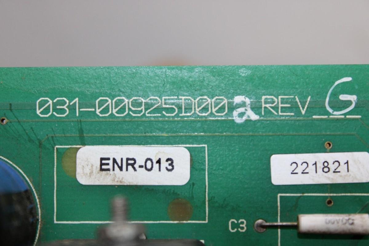 Used YORK HVAC CHILLER STARTER CIRCUIT BOARD 031-00925D002 REV. G *WARRANTY INCLUDED*