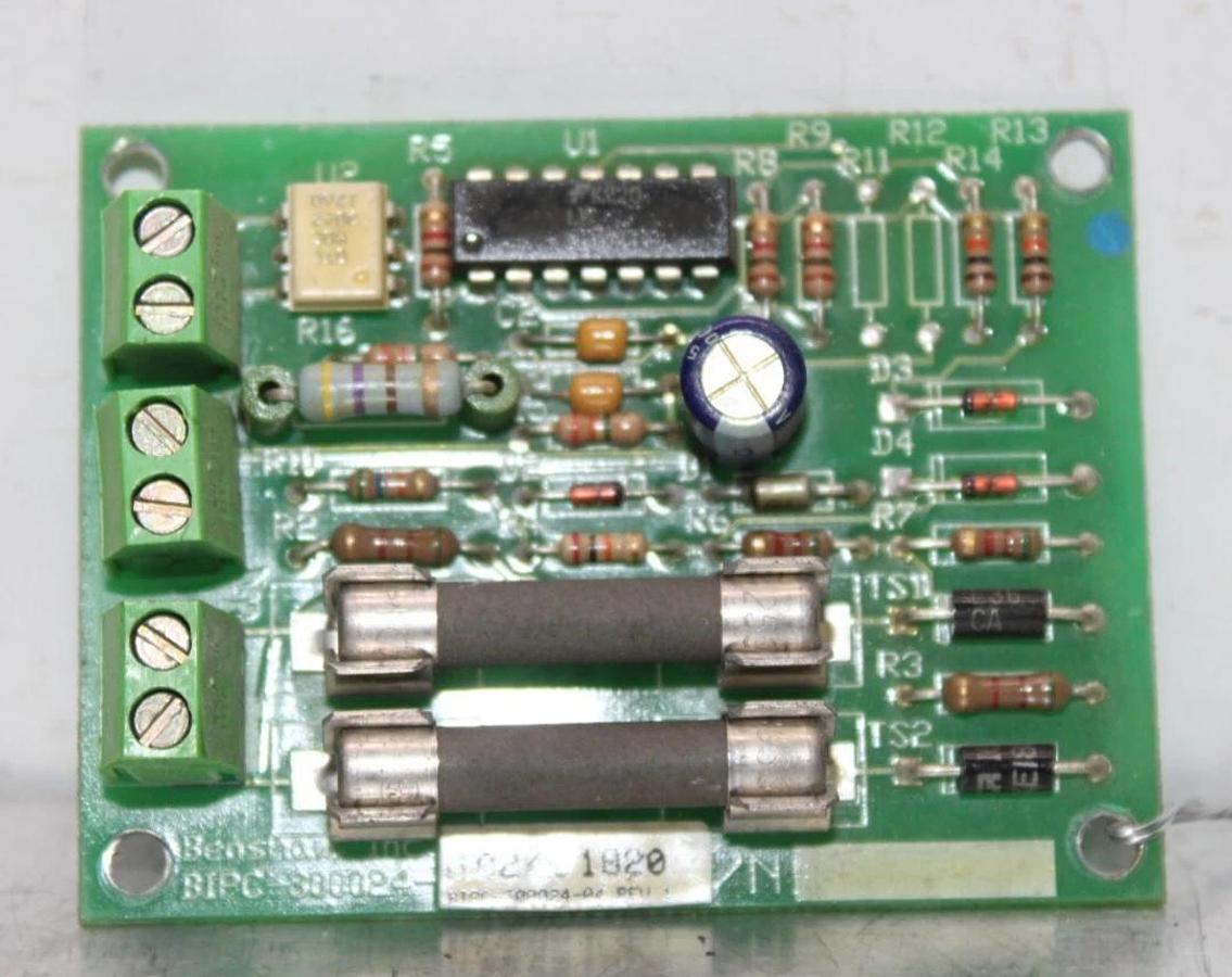 Used BENSHAW THERMISTOR INTERFACE CIRCUIT BOARD BIPC-300024-04 REV. 1 M02401820