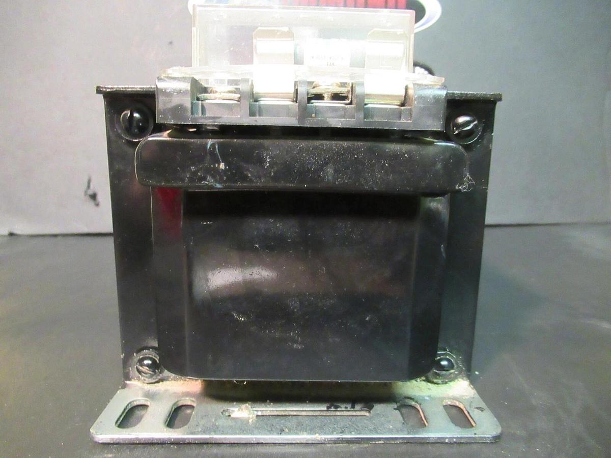 Used GENERAL SIGNAL HEVI-DUTY TRANSFORMER E500 0.5 KVA 240/480 VAC 60 HZ