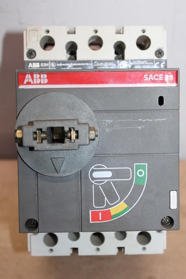 Used ABB MOLDED CASE SWITCH SACE S3 S3H 225 AMP 3-POLE 480 VOLT *WARRANTY*