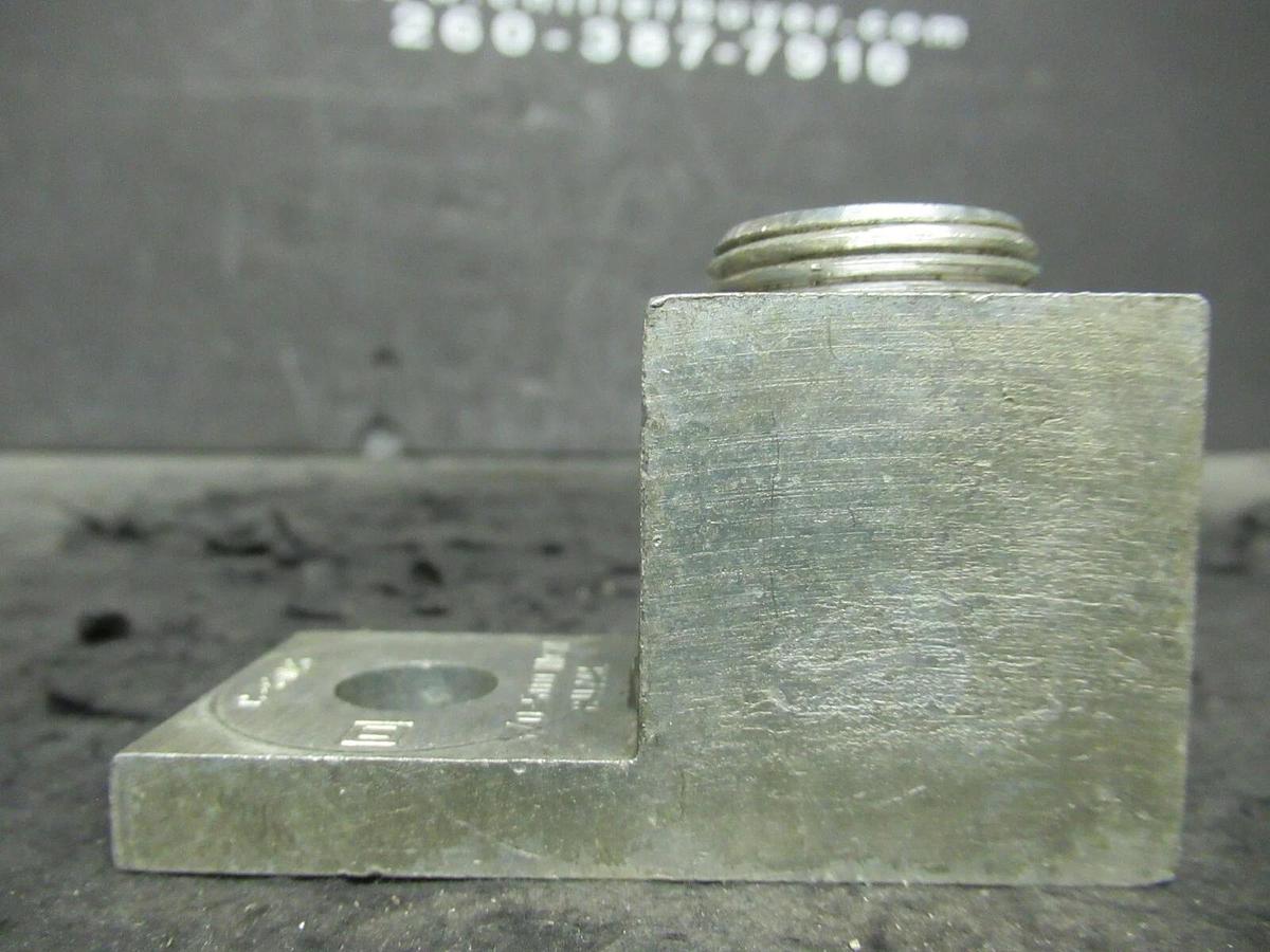 Used 3 QTY SQUARE D C-505 (SINGLE) 1 BARREL MECHANICAL CONNECTOR LUG TAP 500 MCM 3/0