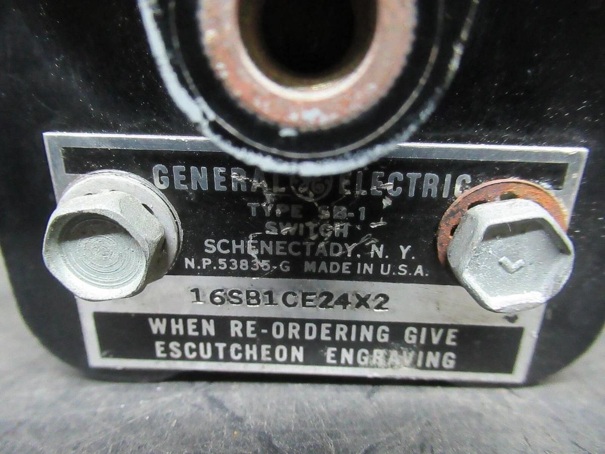 Used GENERAL ELECTRIC ANMETER CAM ROTARY SWITCH 16SB1CE24X2 SB-1 **WARRANTY**