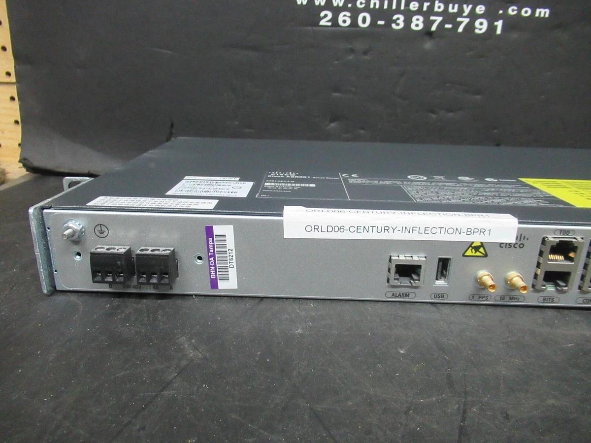 Used CISCO ASR 901 SERIES AGGREGATION SERVICES ROUTER A901-6CZ-F-D V02 10 GB ETHERNET