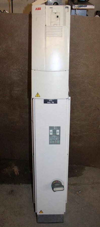 Used ABB VARIABLE SPEED DRIVE ACH401601632 480 VAC 3-PHASE *W/ BYPASS* *NO KEYPAD*