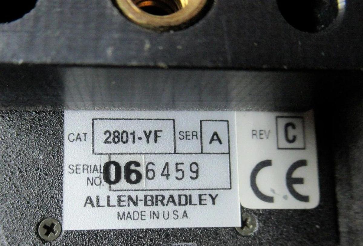 Used ALLEN BRADLEY MACHINE VISION CAMERA 2801-YF SER. A **WARRANTY INCLUDED**
