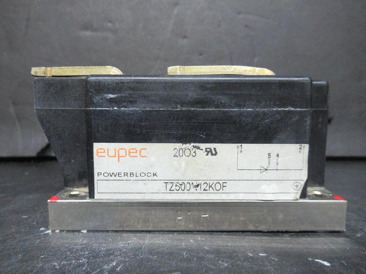 Used EUPEC POWERBLOCK IGBT POWER MODULE TZ500N12KOF **WARRANTY INCLUDED**