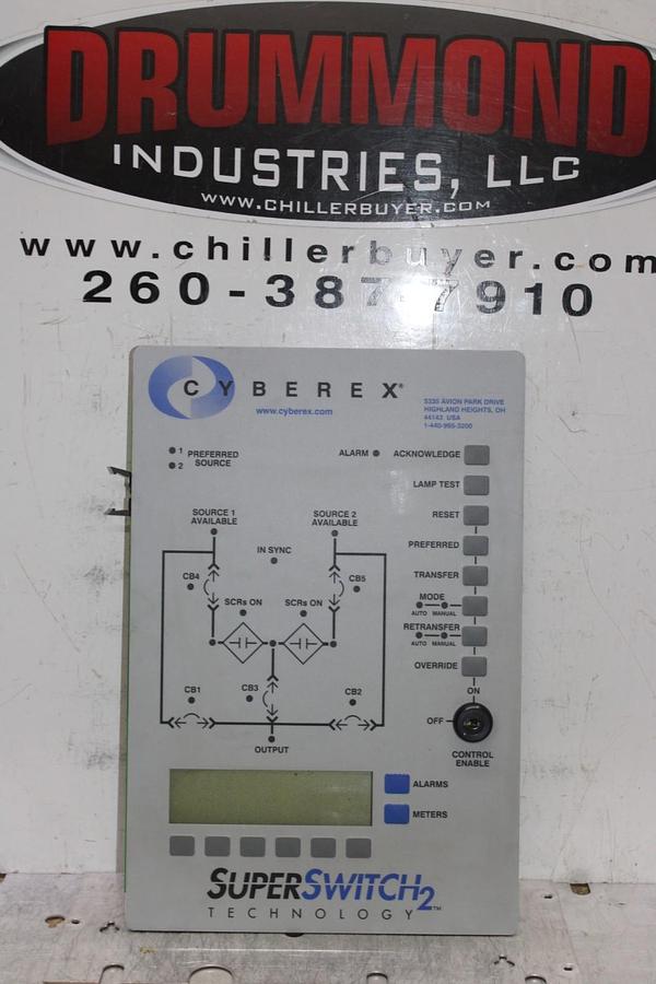 Used CYBEREX SUPER SWITCH 2 CONTROL INTERFACE 41-09-611731 REV. E/C