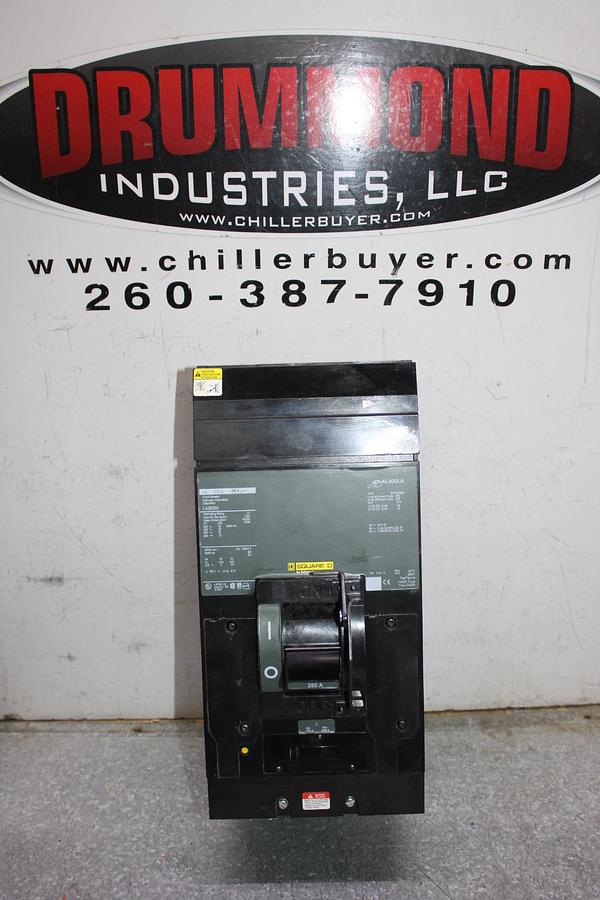 Used SQUARE D I-LINE CIRCUIT BREAKER LA36300 SERIES 4 300 AMP 600 VAC 3-POLE
