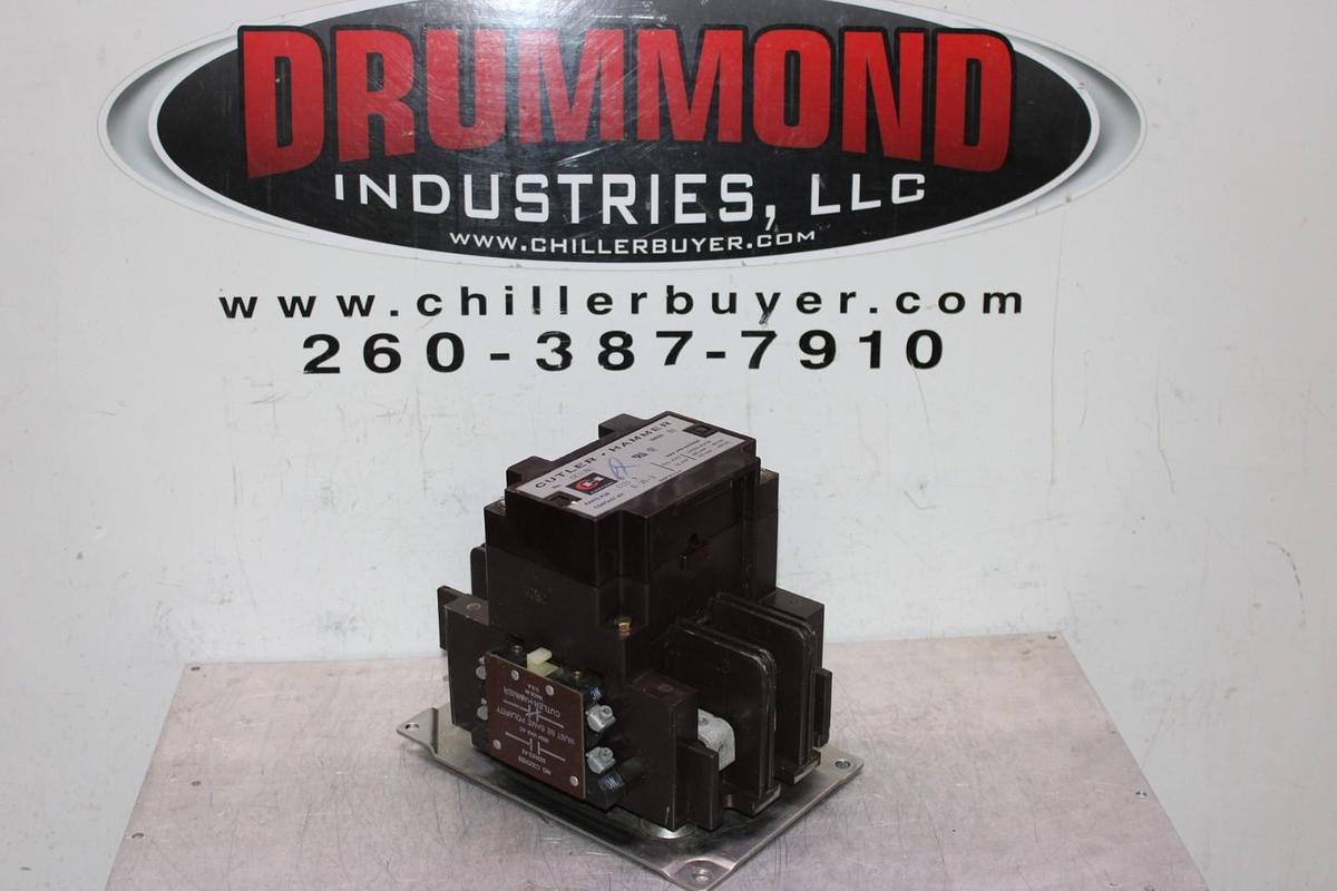 Used CUTLER-HAMMER CONTACTOR C832JN3 NEMA SIZE 3 120 AMP 600 VAC 3-POLE COIL: 120 V