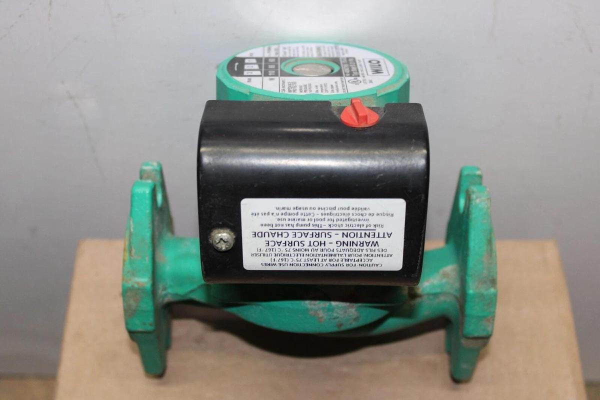 Used WILO WATER CIRCULATING PUMP 15W03 TYP STAR-S-21-FX 115 VAC 0.95 AMP SINGLE PHASE