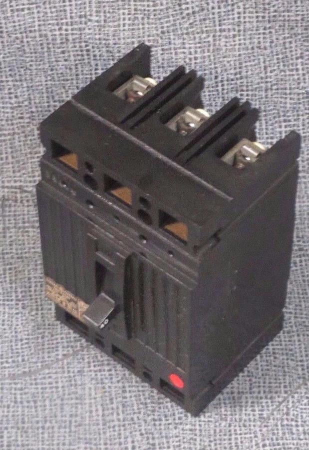 Used 40 AMP GE BREAKER 480 VAC 3 POLE MODEL TED134040 **WARRANTY INCLUDED**