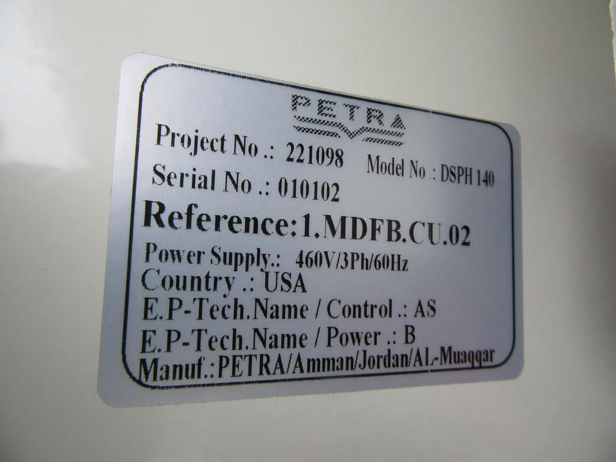 Used NEW PETRA ENGINEERING 140 TON CONDENSING UNITS DSPH140 460 VOLT CHILLER