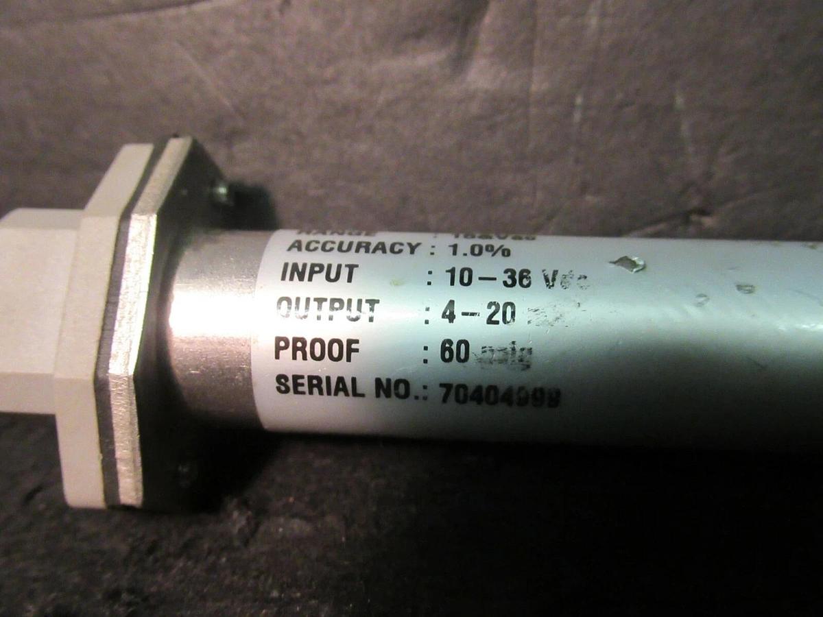 Used KELE PTX1-02 STAINLESS STEEL PRESSURE SENSOR TRANSMITTER PTX1 ±1% ACCURACY