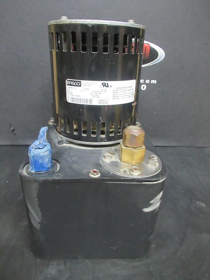 Used HARTELL PUMPS CONDENSATE PUMP A5-2LI-460 REV. G W/ FASCO MOTOR 7183-0392 460V