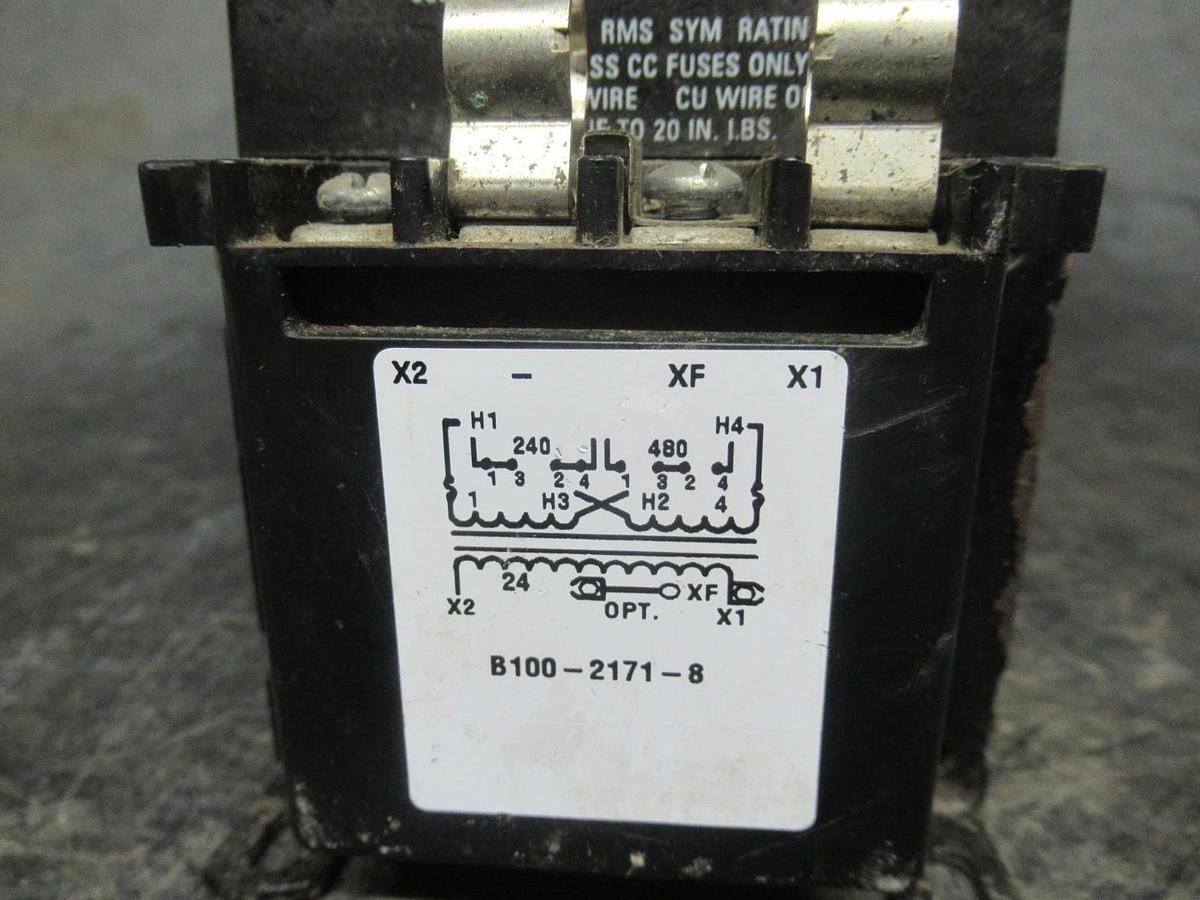 Used CUTLER HAMMER TRANSFORMER 480V 100VA 50/60HZ C0100E2BFB **WARRANTY**