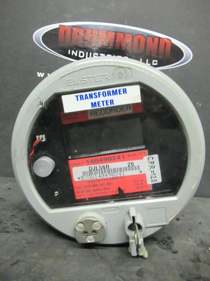 ELSTER WATTHOUR METER DJLS6R BXLW140490241 120/480V FOR TRANSFORMER