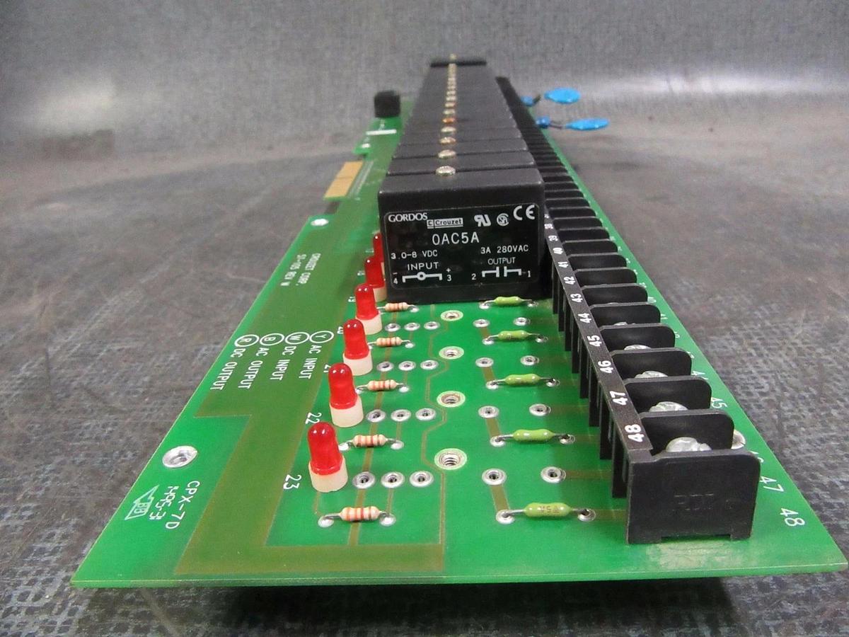 Used CROUZET RELAY CIRCUIT BOARD PB-24 WITH 0AC5A RELAYS MODEL/REVISION: 57-105 REV W