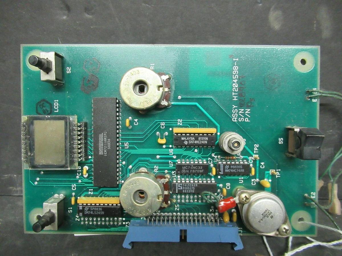 Used CARRIER DISPLAY CIRCUIT BOARD HT204598-1N P5 **BOARD ONLY, NO DISPLAY**