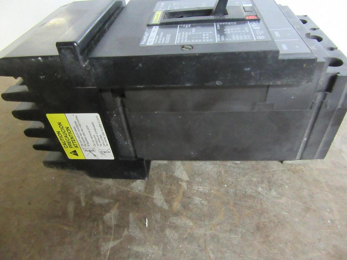 Used SQUARE D I-LINE POWERPACT BREAKER HGA36100 100 AMP 600 VAC 3-POLE *WARRANTY*