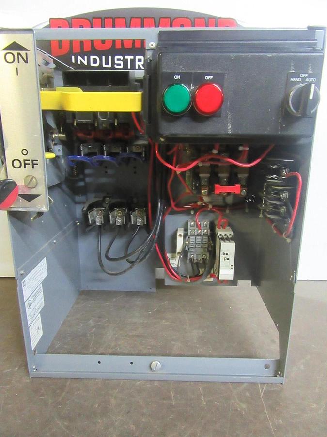 Used SQUARE D MCC FUSIBLE BUCKET 18" NEMA 2 MODEL 5W/ 8536SD01 *NO DOOR*